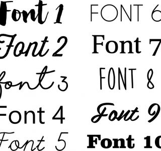 Fonts In Graphics